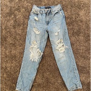 Light blue mom jeans